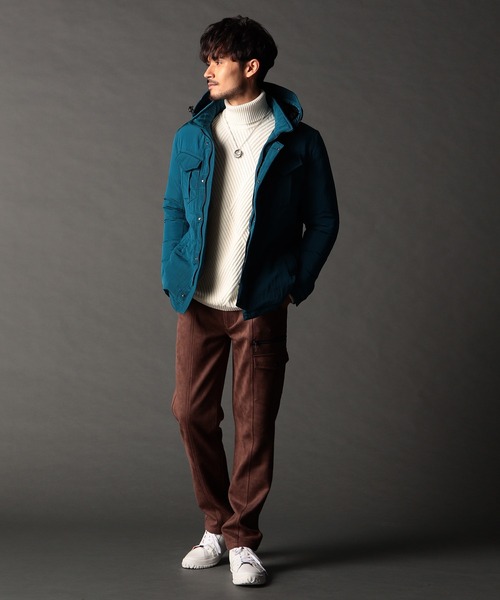 NICOLE CLUB FOR MEN（ニコルクラブフォーメン）の「ムラプリントカットソーカーゴパンツ（カーゴパンツ・メンズ・ブラック/ダークブラウン/ブラック系その他・X-LARGE/LARGE/MEDIUM/SMALL）」の4枚目の写真