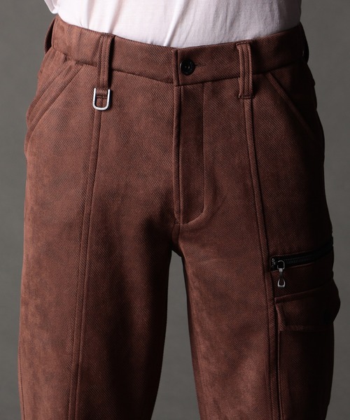 NICOLE CLUB FOR MEN（ニコルクラブフォーメン）の「ムラプリントカットソーカーゴパンツ（カーゴパンツ・メンズ・ブラック/ダークブラウン/ブラック系その他・X-LARGE/LARGE/MEDIUM/SMALL）」の9枚目の写真