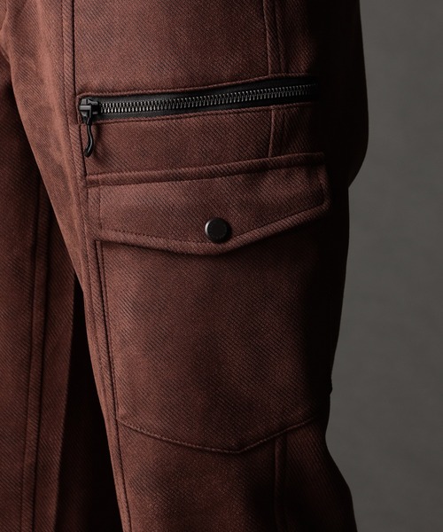 NICOLE CLUB FOR MEN（ニコルクラブフォーメン）の「ムラプリントカットソーカーゴパンツ（カーゴパンツ・メンズ・ブラック/ダークブラウン/ブラック系その他・X-LARGE/LARGE/MEDIUM/SMALL）」の12枚目の写真