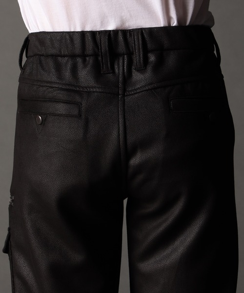 NICOLE CLUB FOR MEN（ニコルクラブフォーメン）の「ムラプリントカットソーカーゴパンツ（カーゴパンツ・メンズ・ブラック/ダークブラウン/ブラック系その他・X-LARGE/LARGE/MEDIUM/SMALL）」の17枚目の写真