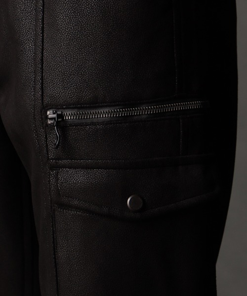 NICOLE CLUB FOR MEN（ニコルクラブフォーメン）の「ムラプリントカットソーカーゴパンツ（カーゴパンツ・メンズ・ブラック/ダークブラウン/ブラック系その他・X-LARGE/LARGE/MEDIUM/SMALL）」の19枚目の写真