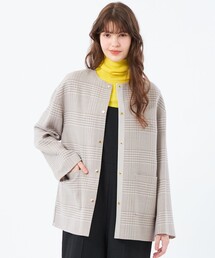ノーカラーコート（ベージュ系）ファッション通販 - ZOZOTOWN