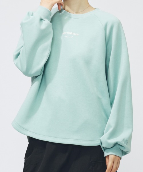 NEW BALANCE(ニューバランス)の「【別注】ニューバランス New Balance THE CITY ラウンドテイルプルオーバー 限定コラボ(Tシャツ/カットソー・レディース・ブルー/ブラウン/ホワイト・M/L)」の3枚目の写真