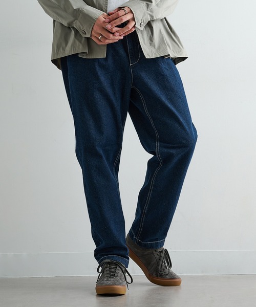 Dickies（ディッキーズ）の「【Dickies】TCツイル/デニム テーパード（デニムパンツ・メンズ・ブラック系1/カーキ/チャコールグレー/ブラック/ブルー系その他/ベージュ・M/LL/L）」の6枚目の写真