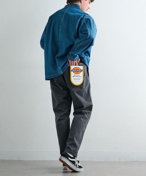 Dickies(ディッキーズ)の「【Dickies】TCツイル/デニム テーパード(デニムパンツ・メンズ・ブラック系1/カーキ/チャコールグレー/ブラック/ブルー系その他/ベージュ・M/LL/L)」の21枚目の写真