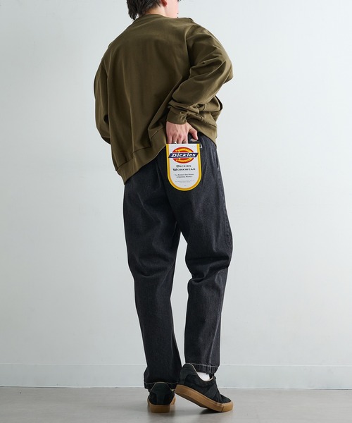 Dickies(ディッキーズ)の「【Dickies】TCツイル/デニム テーパード(デニムパンツ・メンズ・ブラック系1/カーキ/チャコールグレー/ブラック/ブルー系その他/ベージュ・M/LL/L)」の16枚目の写真