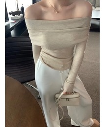 Elegance Off Shoulder Knit