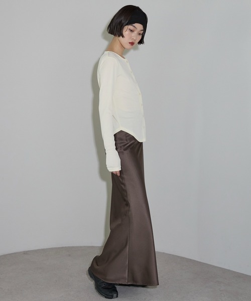 leimn（レイムン）の「2WAYボタンカーデ（Tシャツ/カットソー・レディース・アイボリー/ブラック・FREE）」の20枚目の写真