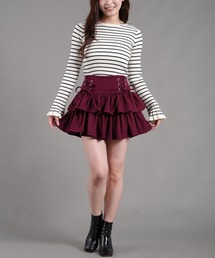 morphose 　Dim Light ワインレッド スカート Metamorphose Dim Light ワインレッド スカート