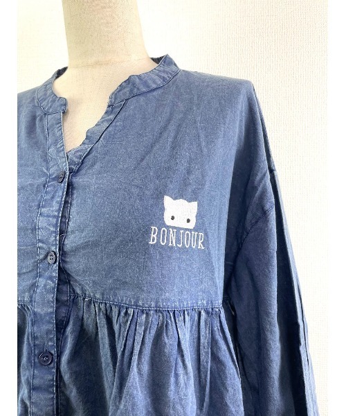 Rydia(リディア)の「ティアードブラウス(シャツ/ブラウス・レディース・ブラック/カーキ/ネイビー・M)」の8枚目の写真