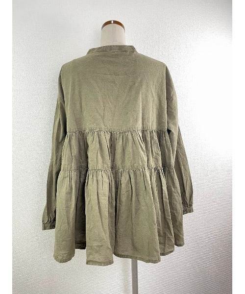 Rydia(リディア)の「ティアードブラウス(シャツ/ブラウス・レディース・ブラック/カーキ/ネイビー・M)」の11枚目の写真