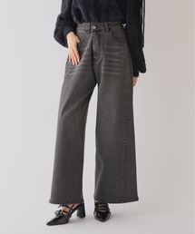 one after another NICE CLAUP（ワンアフターアナザーナイスクラップ）の「【ウエスト調整可能】ワイドデニムパンツ（デニムパンツ）」