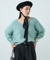 新品未使用⭐︎chaos 18G梳毛クルーネックニットプルオーバーライトベージュ Chaos / カオス | 18G 梳毛 クルーネック ニット プルオーバー F