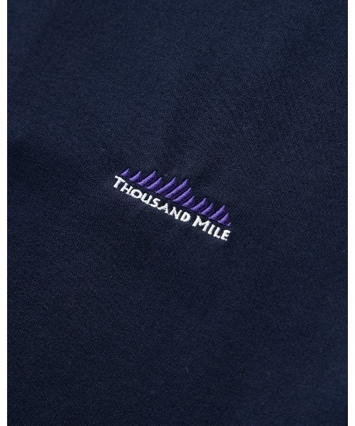 THOUSAND MILE（サウザンドマイル）の「[L's]SHORT SLEEVE COMPACT T-SHIRT T/C JERSEY/ショートスリーブコンパクトTシャツ（Tシャツ/カットソー・レディース・ブラック/チャコールグレー/ネイビー/グレー/グリーン/ホワイト・FREE）」の8枚目の写真
