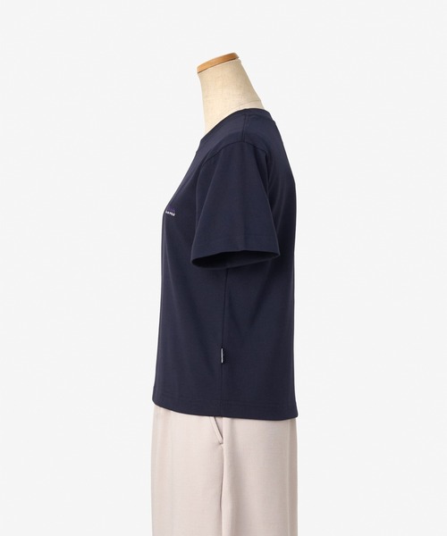 THOUSAND MILE（サウザンドマイル）の「[L's]SHORT SLEEVE COMPACT T-SHIRT T/C JERSEY/ショートスリーブコンパクトTシャツ（Tシャツ/カットソー・レディース・ブラック/チャコールグレー/ネイビー/グレー/グリーン/ホワイト・FREE）」の13枚目の写真