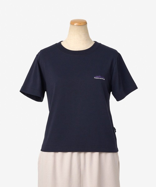 THOUSAND MILE（サウザンドマイル）の「[L's]SHORT SLEEVE COMPACT T-SHIRT T/C JERSEY/ショートスリーブコンパクトTシャツ（Tシャツ/カットソー・レディース・ブラック/チャコールグレー/ネイビー/グレー/グリーン/ホワイト・FREE）」の11枚目の写真