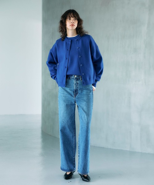 N.O.R.C（ノーク）の「【ZOZO限定】ファンクションイージーニットカーディガン（カーディガン/ボレロ・レディース・ブラック/チャコール/ブルー/アイボリー/ベビーピンク・フリー）」の14枚目の写真