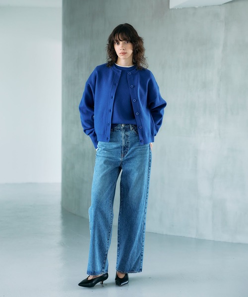 N.O.R.C（ノーク）の「【ZOZO限定】ファンクションイージーニットカーディガン（カーディガン/ボレロ・レディース・ブラック/チャコール/ブルー/アイボリー/ベビーピンク・フリー）」の19枚目の写真