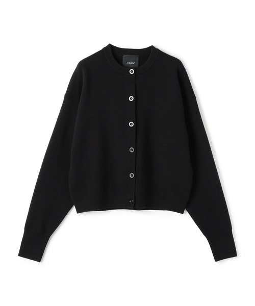 N.O.R.C（ノーク）の「【ZOZO限定】ファンクションイージーニットカーディガン（カーディガン/ボレロ・レディース・ブラック/チャコール/ブルー/アイボリー/ベビーピンク・フリー）」の9枚目の写真