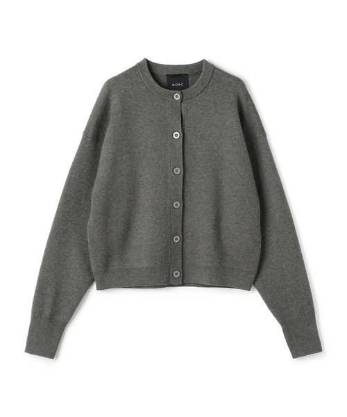 N.O.R.C（ノーク）の「【ZOZO限定】ファンクションイージーニットカーディガン（カーディガン/ボレロ・レディース・ブラック/チャコール/ブルー/アイボリー/ベビーピンク・フリー）」の10枚目の写真