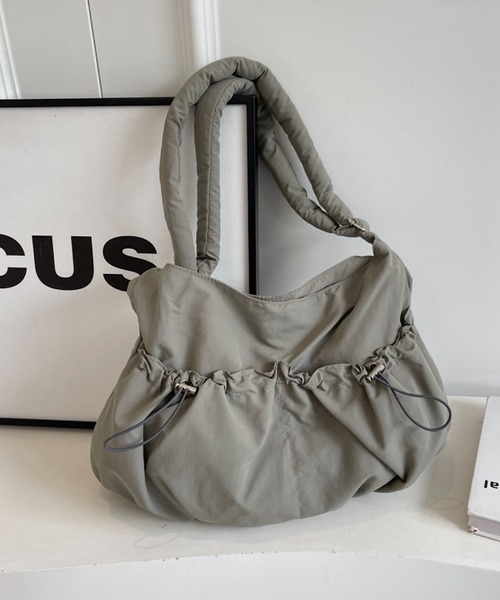 lulunoix/ナイロンくしゅくしゅショルダー N15438（ショルダーバッグ