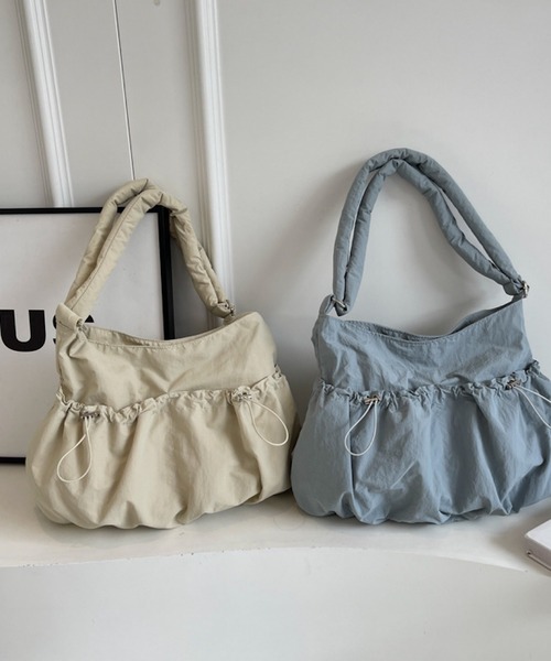 lulunoix/ナイロンくしゅくしゅショルダー N15438（ショルダーバッグ