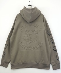 【GROOVY STORE】ワイドシルエット デザインプルオーバーフーディー 裏起毛