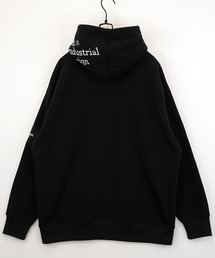 【GROOVY STORE】ワイドシルエット デザインプルオーバーフーディー 裏起毛