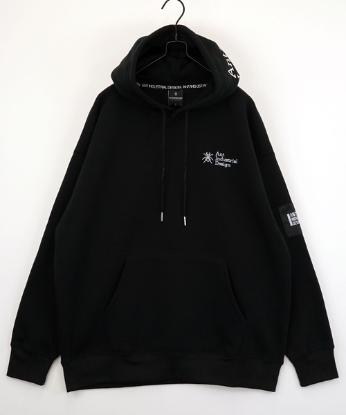 Burner（バーナー）の「【GROOVY STORE】ワイドシルエット デザインプルオーバーフーディー 裏起毛（パーカー・メンズ・ホワイト×グレー/杢グレー/ブラック/ブラック系その他2/スミクロ/ホワイト/ネイビー系/スモーキーグリーン系/ブラック系その他3/ホワイト系2/ライトブラック/ホワイト系3/グレイッシュベージュ・M/L/LL）」の9枚目の写真