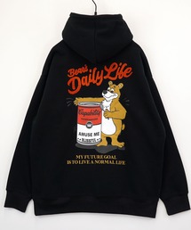 Burner（バーナー）の「【GROOVY STORE】ワイドシルエット デザインプルオーバーフーディー 裏起毛（パーカー）」