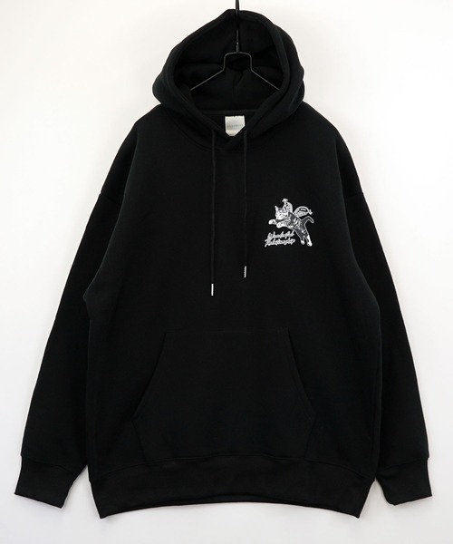 Burner（バーナー）の「【GROOVY STORE】ワイドシルエット デザインプルオーバーフーディー 裏起毛（パーカー・メンズ・ホワイト×グレー/杢グレー/ブラック/ブラック系その他2/スミクロ/ホワイト/ネイビー系/スモーキーグリーン系/ブラック系その他3/ホワイト系2/ライトブラック/ホワイト系3/グレイッシュベージュ・M/L/LL）」の16枚目の写真