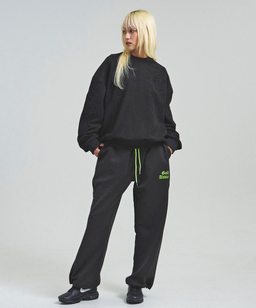GALLIS ADDICTION(ガリスアディクション)の「GA SUEDE EMBOSS CREW(スウェット・メンズ・ブラック/アイボリー・M/L)」の5枚目の写真