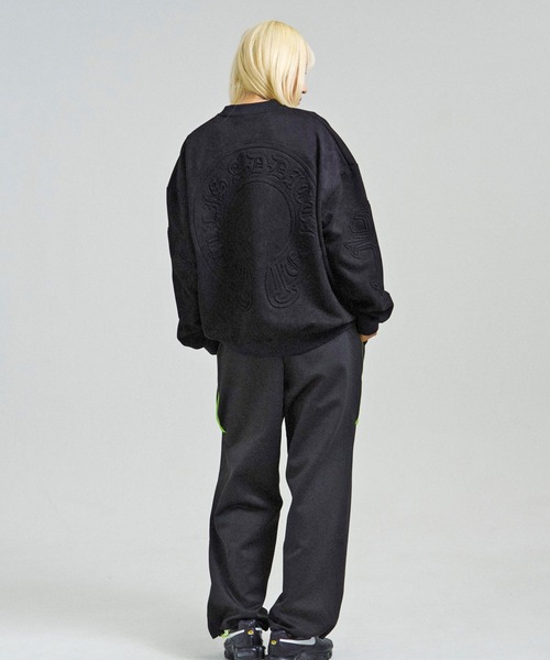 GALLIS ADDICTION(ガリスアディクション)の「GA SUEDE EMBOSS CREW(スウェット・メンズ・ブラック/アイボリー・M/L)」の14枚目の写真