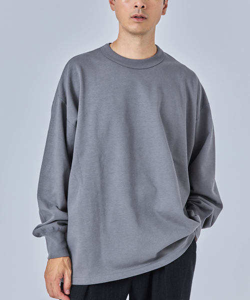 Ets.MATERIAUX(マテリオ)の「ETS.MATERIAUX(マテリオ) GOKUJUKU 天竺 ロングスリーブ(Tシャツ/カットソー・メンズ・ブラック/チャコールグレー/ベージュ系その他/ホワイト/ネイビー・3/2/1)」の13枚目の写真