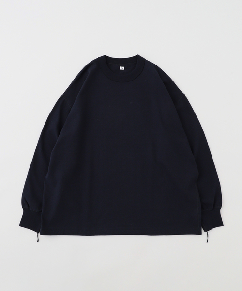 Ets.MATERIAUX(マテリオ)の「ETS.MATERIAUX(マテリオ) GOKUJUKU 天竺 ロングスリーブ(Tシャツ/カットソー・メンズ・ブラック/チャコールグレー/ベージュ系その他/ホワイト/ネイビー・3/2/1)」の19枚目の写真