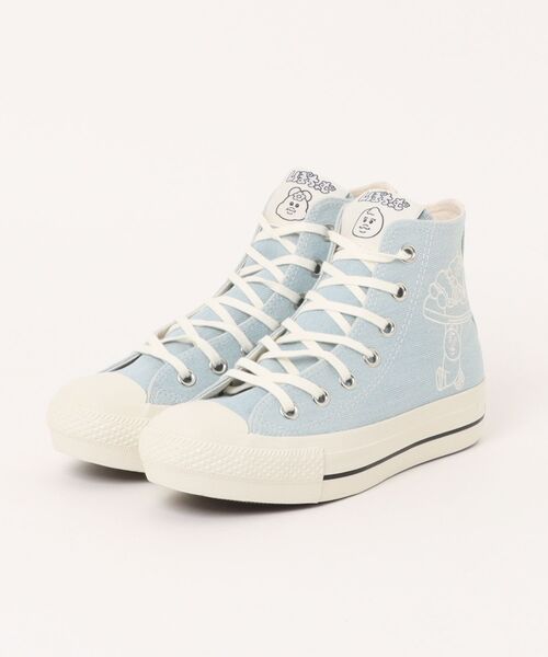 CONVERSE(コンバース)の「converse コンバース ALL STAR PLTS OG HI/KAWAISOUNI!【おぱんちゅうさぎ】レディーススニーカー 厚底 (オールスターPLTSOGH/可哀想に!)(スニーカー・レディース・ブルー/ブラック・25.0cm/24.5cm/24.0cm/23.5cm/23.0cm/22.5cm)」の2枚目の写真