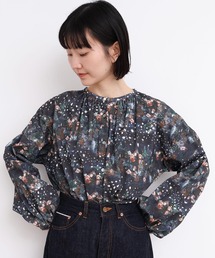 l'atelier du savon | 星くずと冬の街　シャツコールプリントブラウス(シャツ/ブラウス)