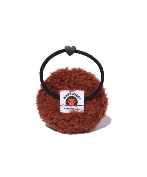A BATHING APE（アベイシングエイプ）の「BABY MILO PLUSH DOLL HAIR TIE（ヘアゴム・キッズ・ブラウン・FREE）」の2枚目の写真