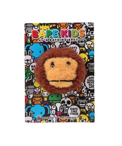 A BATHING APE（アベイシングエイプ）の「BABY MILO PLUSH DOLL HAIR TIE（ヘアゴム・キッズ・ブラウン・FREE）」の3枚目の写真