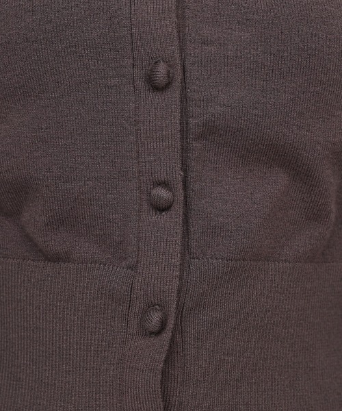 ROYAL PARTY(ロイヤルパーティー)の「many way チュールフリルVネックカーディガン(カーディガン/ボレロ・レディース・ブラック/グレー/ベージュ・FREE)」の10枚目の写真