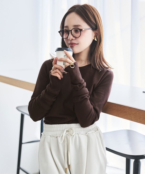 k_milkさん専用 田中亜希子さんコラボ ]選べる2サイズ 2wayスリーブホールガーメント