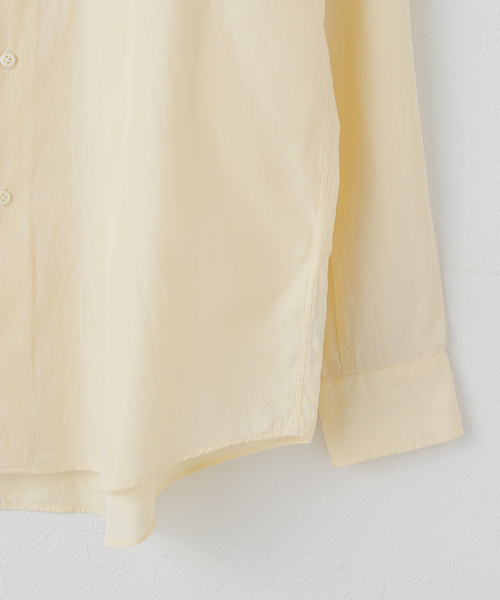 Kaptain Sunshine（キャプテン サンシャイン）の「KAPTAIN SUNSHINE /キャプテンサンシャイン Regular Collared Shirt KSBSSH01（シャツ/ブラウス・レディース・イエロー・FREE）」の5枚目の写真