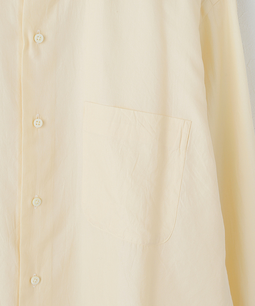 Kaptain Sunshine（キャプテン サンシャイン）の「KAPTAIN SUNSHINE /キャプテンサンシャイン Regular Collared Shirt KSBSSH01（シャツ/ブラウス・レディース・イエロー・FREE）」の7枚目の写真