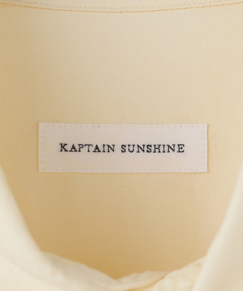 Kaptain Sunshine（キャプテン サンシャイン）の「KAPTAIN SUNSHINE /キャプテンサンシャイン Regular Collared Shirt KSBSSH01（シャツ/ブラウス・レディース・イエロー・FREE）」の8枚目の写真
