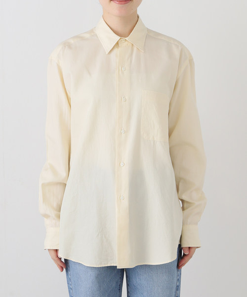 Kaptain Sunshine（キャプテン サンシャイン）の「KAPTAIN SUNSHINE /キャプテンサンシャイン Regular Collared Shirt KSBSSH01（シャツ/ブラウス・レディース・イエロー・FREE）」の11枚目の写真