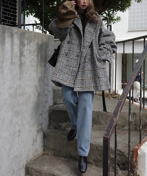 セール】middle shaggy volume sleeve trench coat（トレンチコート