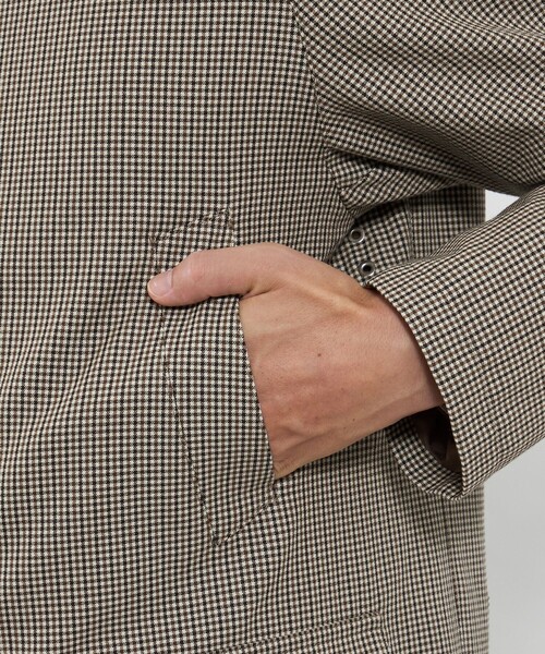 LINGFIELD】【DORMEUIL】ウールコットンフィールドジャケット