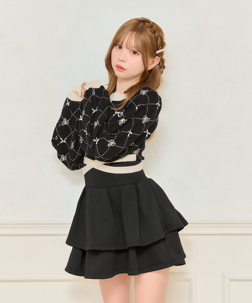 apres jour（アプレジュール）の「バックリボンニットトップス（ニット/セーター・レディース・ブラック系その他/ピンク系その他/ホワイト系その他・フリー/X-LARGE）」の11枚目の写真