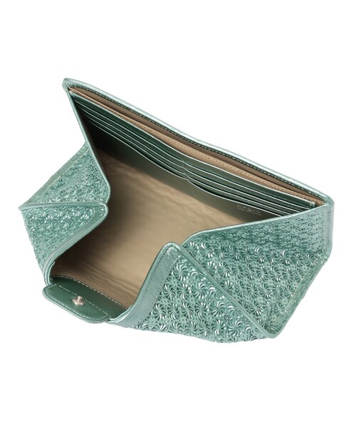 HIROKO HAYASHI（ヒロコハヤシ）の「GIRASOLE PIPERITA（ジラソーレ ピペリータ）長財布（財布・レディース・グリーン系・00）」の6枚目の写真