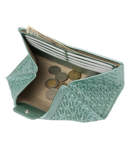 HIROKO HAYASHI（ヒロコハヤシ）の「GIRASOLE PIPERITA（ジラソーレ ピペリータ）長財布（財布・レディース・グリーン系・00）」の11枚目の写真